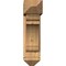 Ekena Millwork Olympic Arts and Crafts Smooth Bracket w/ Offset Brace, Western Red Cedar, 7 1/2"W x 24"D x 28"H BKT0806X24X28OLY03SWR - alternate 4